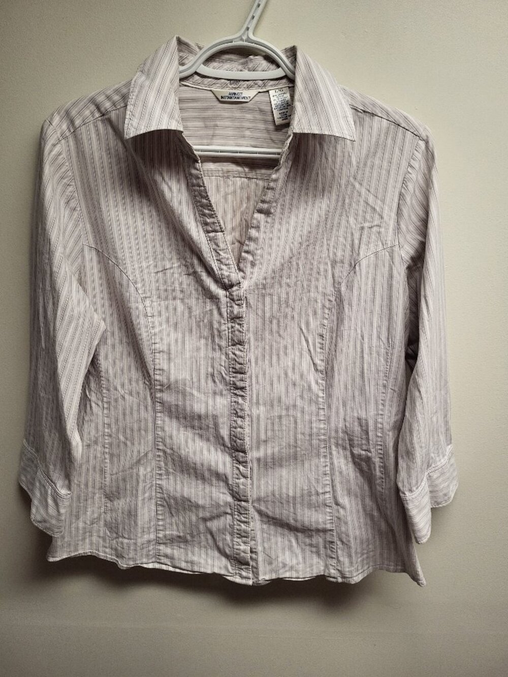 Riders by Lee Long Sleeve Button-Up Shirt Size L